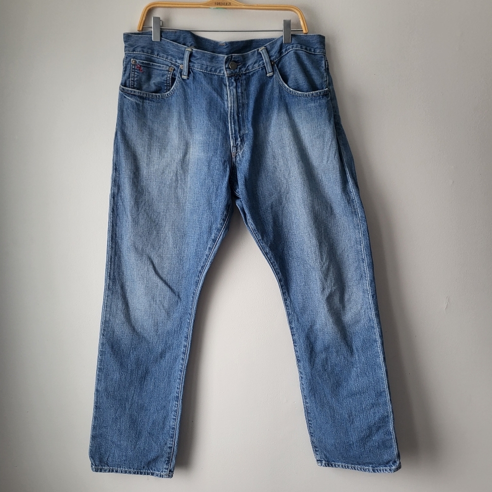 Ralph Lauren Men's Light Blue Straight Classic Preppy Jeans
